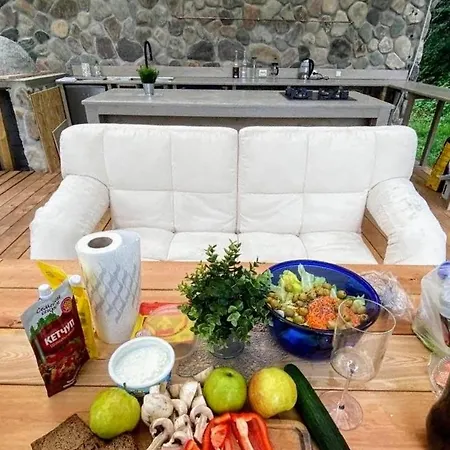 Dağ evi Hallika Sauna Langa
